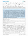 Research paper thumbnail of Does Respondent Driven Sampling Alter the Social Network Composition and Health-Seeking Behaviors of Illicit Drug Users Followed Prospectively?