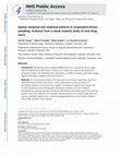 Research paper thumbnail of Spatial, temporal and relational patterns in respondent-driven sampling: evidence from a social network study of rural drug users