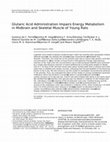 Research paper thumbnail of Glutaric Acid Administration Impairs Energy Metabolism in Midbrain and Skeletal Muscle of Young Rats