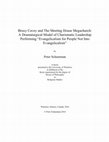 Research paper thumbnail of Bruxy Cavey and The Meeting House Megachurch: A Dramaturgical Model of Charismatic Leadership Performing "Evangelicalism for People Not Into Evangelicalism"