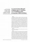 Research paper thumbnail of Le site du Limon-Raspail à Bédoin dans le Vaucluse et le Néolithique final de moyenne vallée du Rhône