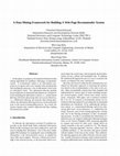 Research paper thumbnail of การใช้โครงสร้างเหมืองข้อมูลสําหรับสร้างระบบแนะนําเว็บเพ็จ A Data Mining Framework for Building A WebPage Recommender System