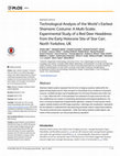 Research paper thumbnail of Technological Analysis of the World’s Earliest Shamanic Costume: A Multi-Scalar, Experimental Study of a Red Deer Headdress from the Early Holocene Site of Star Carr, North Yorkshire, UK