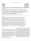 Research paper thumbnail of National Variations in VA Mental Health Care for Women Veterans