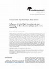 Research paper thumbnail of Influence of initial light intensity and deer browsing on Taxus baccata saplings: a six years field study