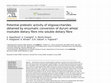 Research paper thumbnail of Potential prebiotic activity of oligosaccharides obtained by enzymatic conversion of durum wheat insoluble dietary fibre into soluble dietary fibre