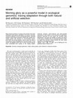 Research paper thumbnail of Morning glory as a powerful model in ecological genomics: tracing adaptation through both natural and artificial selection