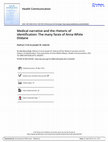 Research paper thumbnail of Medical narrative and the rhetoric of identification: The many faces of Anna White Dildane