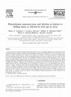 Research paper thumbnail of Phenylalanine ammonia-lyase and ethylene in relation to chilling injury as affected by fruit age in citrus