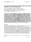 Research paper thumbnail of Involvement of phenylalanine ammonia-lyase in the response of Fortune mandarin fruits to cold temperature