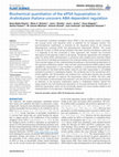 Research paper thumbnail of Biochemical quantitation of the eIF5A hypusination in Arabidopsis thaliana uncovers ABA-dependent regulation