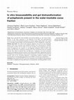 Research paper thumbnail of In vitro bioaccessibility and gut biotransformation of polyphenols present in the water‐insoluble cocoa fraction