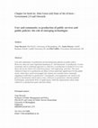 Research paper thumbnail of User and Community Co-Production of Public Services and Public Policies through Collective Decision-Making: the Role of Emerging Technologies