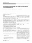 Research paper thumbnail of Marked dissociation of photopic and mesopic contrast sensitivity even in normal observers