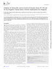 Research paper thumbnail of Isolation of Salmonella enterica serovar Kentucky ST 198 strain and its H2S-negative variant from a patient: implications for diagnosis