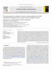 Research paper thumbnail of The development of a method to measure speed adaptation to traffic complexity: Identifying novice, unsafe, and overconfident drivers