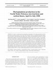 Research paper thumbnail of Phytoplankton production in the North Water Polynya: size-fractions and carbon fluxes, April to July 1998