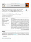 Research paper thumbnail of Does adolescent's exposure to parental intimate partner conflict and violence predict psychological distress and substance use in young adulthood? A longitudinal study