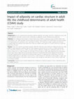 Research paper thumbnail of Impact of adiposity on cardiac structure in adult life: the childhood determinants of adult health (CDAH) study