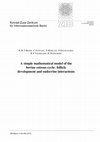 Research paper thumbnail of A simple mathematical model of the bovine estrous cycle: Follicle development and endocrine interactions