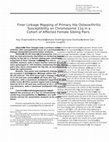 Research paper thumbnail of Finer linkage mapping of primary hip osteoarthritis susceptibility on chromosome 11q in a cohort of affected female sibling pairs