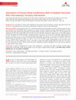 Research paper thumbnail of Association of Chronic Renal Insufficiency With In-Hospital Outcomes After Percutaneous Coronary Intervention