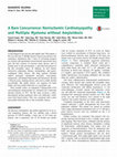 Research paper thumbnail of A rare concurrence: nonischemic cardiomyopathy and multiple myeloma without amyloidosis