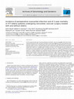 Research paper thumbnail of Incidence of perioperative myocardial infarction and of 2-year mortality in 577 elderly patients undergoing noncardiac vascular surgery treated with and without statins