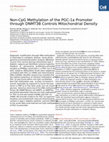 Research paper thumbnail of Non-CpG Methylation of the PGC-1α Promoter through DNMT3B Controls Mitochondrial Density