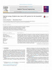 Research paper thumbnail of Optimal sizing of hybrid solar micro-CHP systems for the household sector