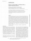 Research paper thumbnail of Resistance of Natural Killer T Cell-Deficient Mice to Systemic Shwartzman Reaction