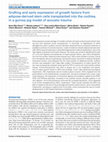 Research paper thumbnail of Grafting and Early Expression of Growth Factors from Adipose-Derived Stem Cells Transplanted into the Cochlea, in a Guinea Pig Model of Acoustic Trauma