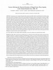 Research paper thumbnail of Factors Affecting the Observed Densities of Ringed Seals, Phoca hispida, in the Alaskan Beaufort Sea, 1996 - 99