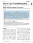 Research paper thumbnail of Deficiency of the transcriptional repressor B cell lymphoma 6 (Bcl6) is accompanied by dysregulated lipid metabolism