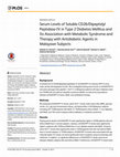 Research paper thumbnail of Serum Levels of Soluble CD26/Dipeptidyl Peptidase-IV in Type 2 Diabetes Mellitus and Its Association with Metabolic Syndrome and Therapy with Antidiabetic Agents in Malaysian Subjects