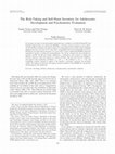 Research paper thumbnail of The risk-taking and self-harm inventory for adolescents: Development and psychometric evaluation