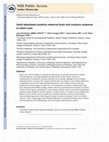 Research paper thumbnail of Adult Attachment Predicts Maternal Brain and Oxytocin Response to Infant Cues