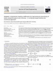 Research paper thumbnail of Adiabatic compression heating coefficients for high-pressure processing of water, propylene-glycol and mixtures – A combined experimental and numerical approach