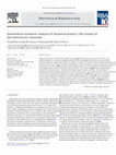 Research paper thumbnail of Quantitative proteomic analysis of ribosomal protein L35b mutant of Saccharomyces cerevisiae