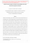 Research paper thumbnail of Analysis of control strategies for thermally activated building systems under demand side management mechanisms