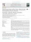 Research paper thumbnail of Temperament and character profiles in bipolar I, bipolar II and major depressive disorder: Impact over illness course, comorbidity pattern and psychopathological features of depression