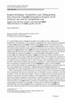 Research paper thumbnail of Eugene Buttigieg: Competition Law: Safeguarding the Consumer Interest. A Comparative Analysis of US Antitrust Law and EC Competition Law : Alphen aan der Rijn: Kluwer Law International, 2009. ISBN 978-90-411-3119-5. 423 pp., USD 145.00. (Book Review)