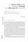 Research paper thumbnail of La Storia sulle spalle. Strategie infantili per affrontare la catastrofe