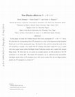 Research paper thumbnail of New Physics effects in D^+ \rightarrow K^- \pi^+ \pi^+