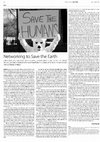 Research paper thumbnail of 'Networking to Save the Earth', Visual Artist' Ireland News Sheet, 2011