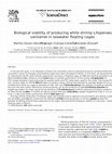 Research paper thumbnail of Biological viability of producing white shrimp Litopenaeus vannamei in seawater floating cages