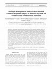 Research paper thumbnail of Multiple management units of short-beaked common dolphins subject to fisheries bycatch off southern and southeastern Australia