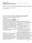 Research paper thumbnail of Het nut van Functionele Capaciteit Evaluatie: de visie van experts