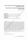 Research paper thumbnail of Barreras culturales para la inclusión: políticas y prácticas de integración en Chile