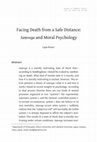 Research paper thumbnail of Facing death from a safe distance: saṃvega and moral psychology